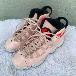Jordan Air 6 Rings GS Kids' Pink/Black Sneakers Size 4Y